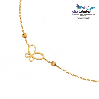 Gold binding - butterfly design-MA0154